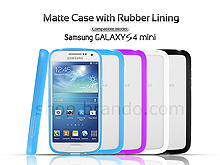 Samsung Galaxy S4 mini Matte Case with Rubber Lining