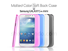 Matted Color Samsung Galaxy S4 mini Soft Back Case