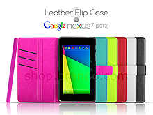 Leather Flip Case for Google Nexus 7 (2013)