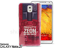 Samsung Galaxy Note 3 MS-06S ZAKU II Back Case (Limited Edition)