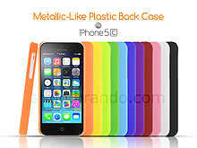 iPhone 5c Metallic-Like Plastic Back Case
