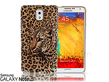 Samsung Galaxy Note 3 Leopard Print Faux Suede Case