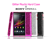 Sony Xperia L Glitter Plactic Hard Case