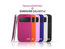 Samsung Galaxy S4 Flip Case with NFC Flash