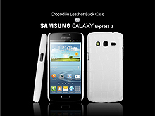 Samsung Galaxy Express 2 Crocodile Leather Back Case