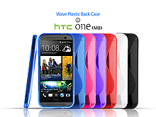 HTC One (M8) Wave Plastic Back Case