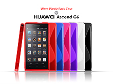 Huawei Ascend G6  Wave Plastic Back Case