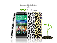 HTC One (M8) Leopard Skin Back Case
