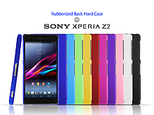 Sony Xperia Z2 Rubberized Back Hard Case