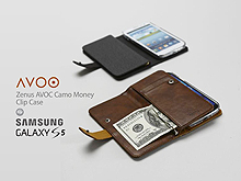 Zenus AVOC Camo Money Clip Case For Samsung Galaxy S5