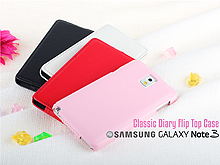 Samsung Galaxy Note 3 Classic Diary Flip Top Case