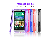 HTC One (E8) Wave Plastic Back Case