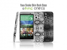 HTC One (E8) Faux Snake Skin Back Case
