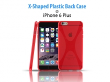 iPhone 6 Plus / 6s Plus X-Shaped Plastic Back Case