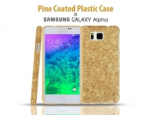Samsung Galaxy Alpha Pine Coated Plastic Case