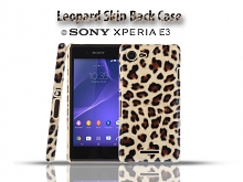 Sony Xperia E3 Leopard Skin Back Case