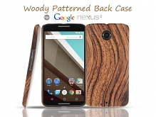 Google Nexus 6 Woody Patterned Back Case