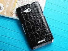 Sony Xperia E4g Crocodile Leather Back Case