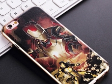 iPhone 7 Plus Iron Man Classic Electroplating Color Carving Case