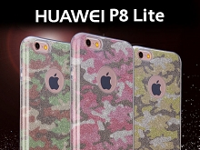 veelbelovend stereo Mineraalwater Huawei P8 Lite Camouflage Glitter Soft Case