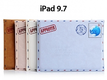 Leather Postcard Pouch for iPad 9.7