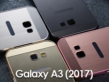 Samsung Galaxy A3 (2017) A3200 Metallic Bumper Back Case