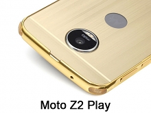 Motorola Moto Z2 Play Metallic Bumper Back Case