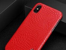 Imak Crocodile Leather Back Case for iPhone X