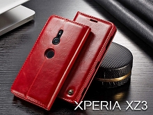 Sony Xperia XZ3 Magnetic Flip Leather Wallet Case