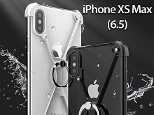 iPhone XS Max (6.5) Metal X Bumper Case with Finger Ring