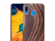Samsung Galaxy A30 Woody Patterned Back Case