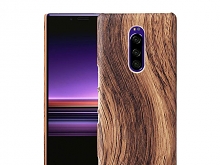 Sony Xperia 1 Woody Patterned Back Case