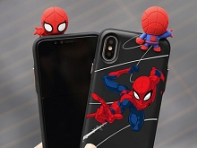 3D Spider-Man Series Mirror Card Case for iPhone XS Max (6.5)