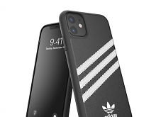 Adidas Moulded Case PU FW19 (Black/White) for iPhone 11 (6.1)