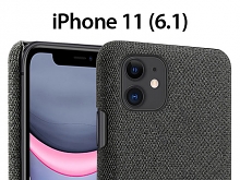 iPhone 11 (6.1) Fabric Canvas Back Case