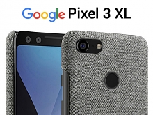 Google Pixel 3 XL Fabric Canvas Back Case