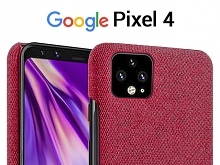 Google Pixel 4 Fabric Canvas Back Case