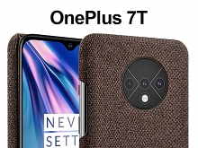 OnePlus 7T Fabric Canvas Back Case