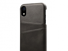 iPhone XR (6.1) Claf PU Leather Case with Card Holder