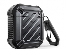 Supcase Unicorn Beetle Pro Rugged Case with Carabiner for Apple AirPods