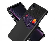 iPhone XR (6.1) Two-Tone Leather Case with Card Holder