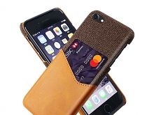 iPhone SE (2020) Two-Tone Leather Case with Card Holder