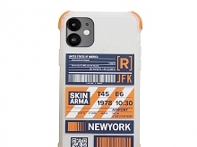 Skinarma Matte Airport Boarding Pass Ticket Case (New York) for iPhone 11 (6.1)
