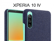 Sony Xperia 10 IV Fabric Canvas Back Case