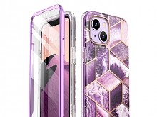 i-Blason Cosmo Slim Designer Case (Purple Marble) for iPhone 14 (6.1)