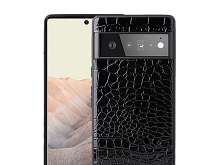 Google Pixel 6a Crocodile Leather Back Case