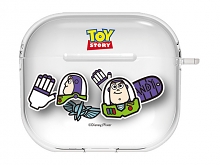 Disney Toy Story Sticker Clear Series AirPods 1/2 Case - Buzz Lightyear
