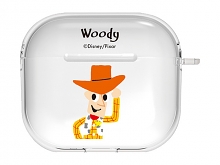 Disney Toy Story Triple Clear Series AirPods 1/2 Case - Woody
