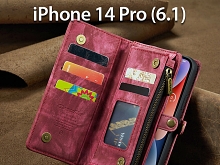 iPhone 14 Pro (6.1) Diary Wallet Folio Case