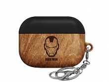 Marvel Wood Series Airpods Case - Iron Man